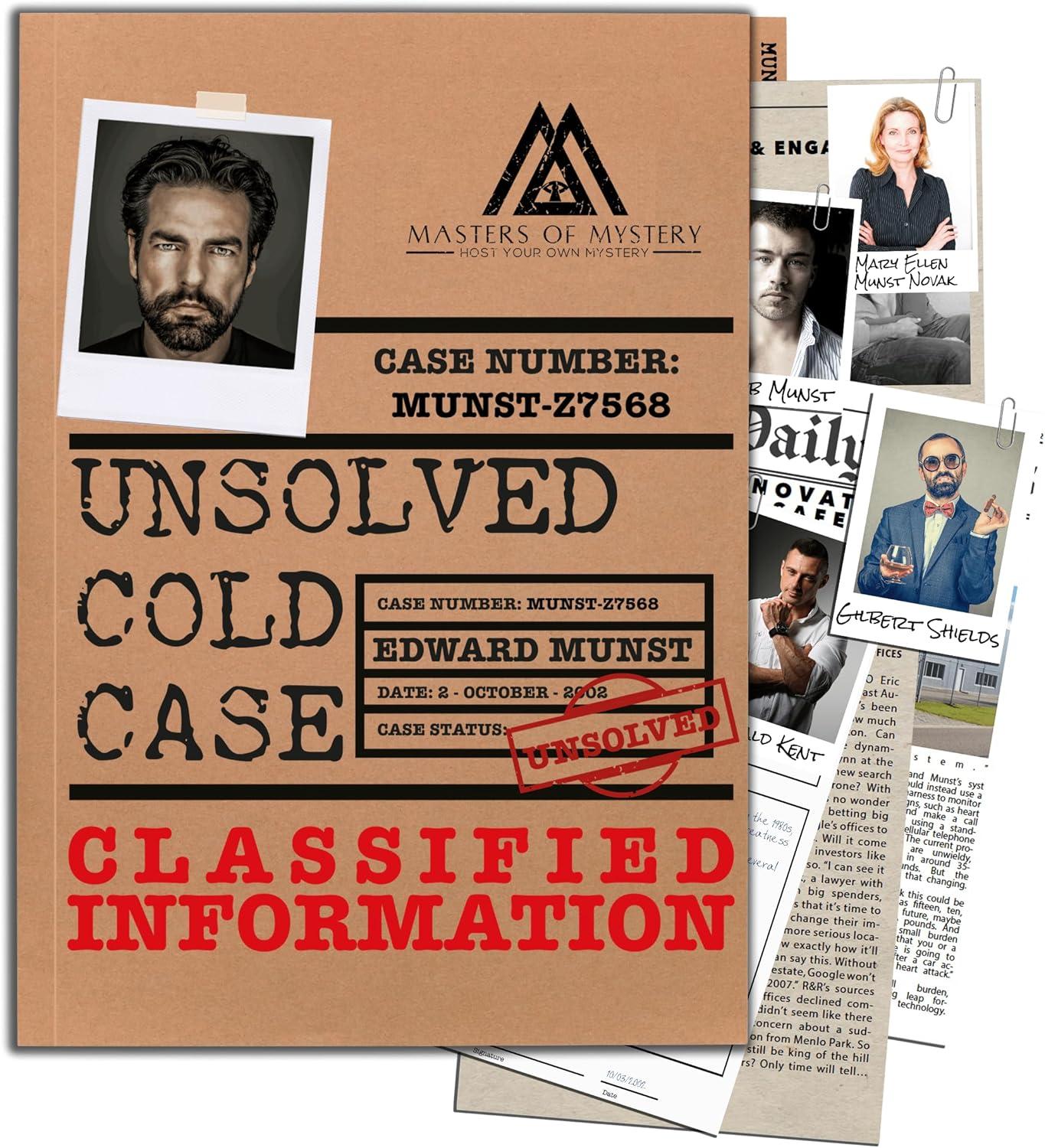 imageUnsolved Cold Case File  Murder of a Dot Com Boomer  Murder Mystery Game for 1 Players  2 Hour Board Game with 30 Clues  Perfect Date Night Game Parties ampamp Mystery Lovers