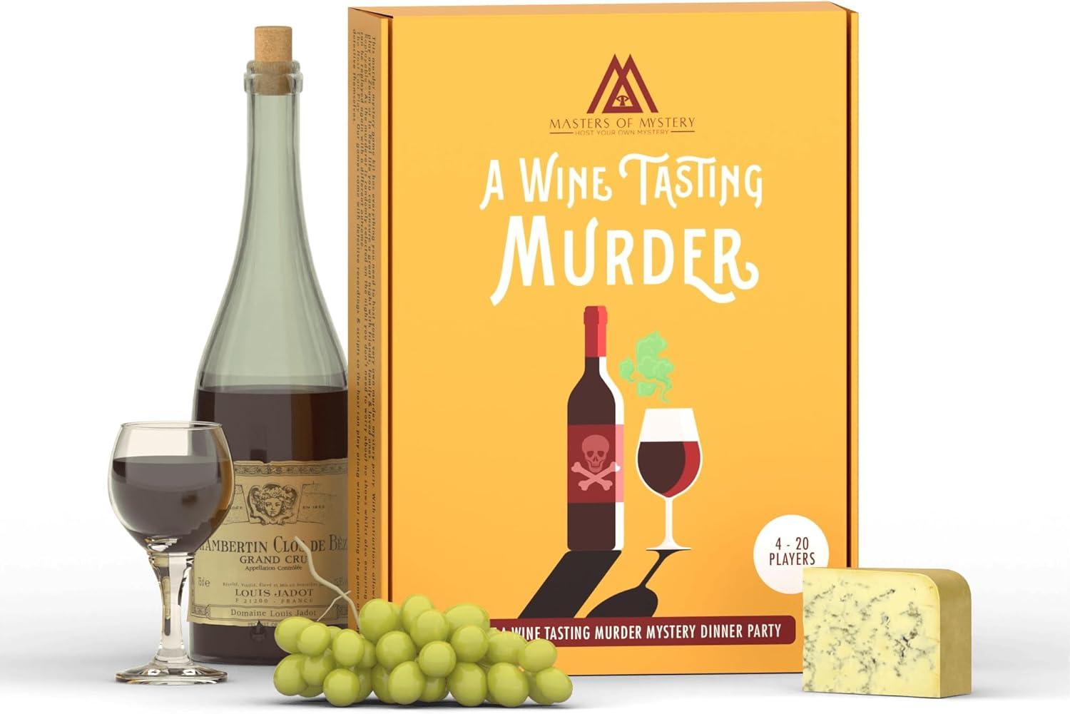 imageReplayable Wine Tasting Murder Mystery Dinner Party Game for Up to 20 Adults  Host Your Own WineThemed Game Night  Immersive Mystery Experience  Medium English 420 Players