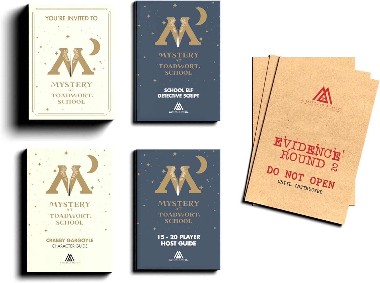 imageReplayable Wizarding Murder Mystery Dinner Party Game for Up to 20 Adults  Host Your Own Dinner Party Game Night  Witches ampamp Wizards Theme Medium English 420 Players