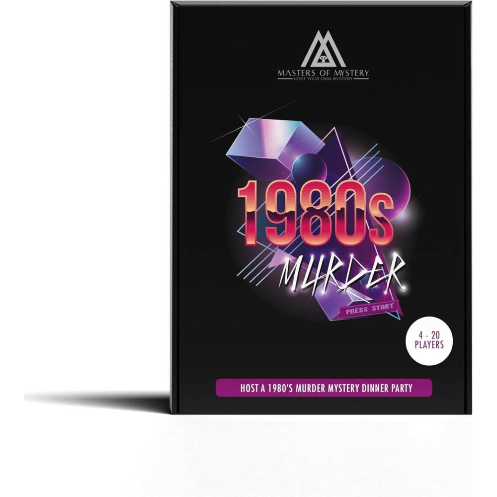 imageReplayable 1980s Murder Mystery Dinner Party Game for Up to 20 Adults  Host Your Own Dinner Party Game Night  1980s Movies ampamp Pop Icons Theme Medium English 420 Players