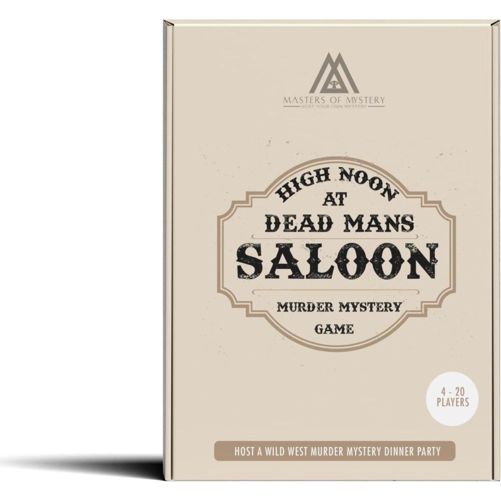 imageReplayable Cowboy Wild West Murder Mystery Dinner Game for Up to 20 Adults  Host Your Own Dinner Party Game Night  Cowboy ampamp Wild West Theme Medium English 420 Players