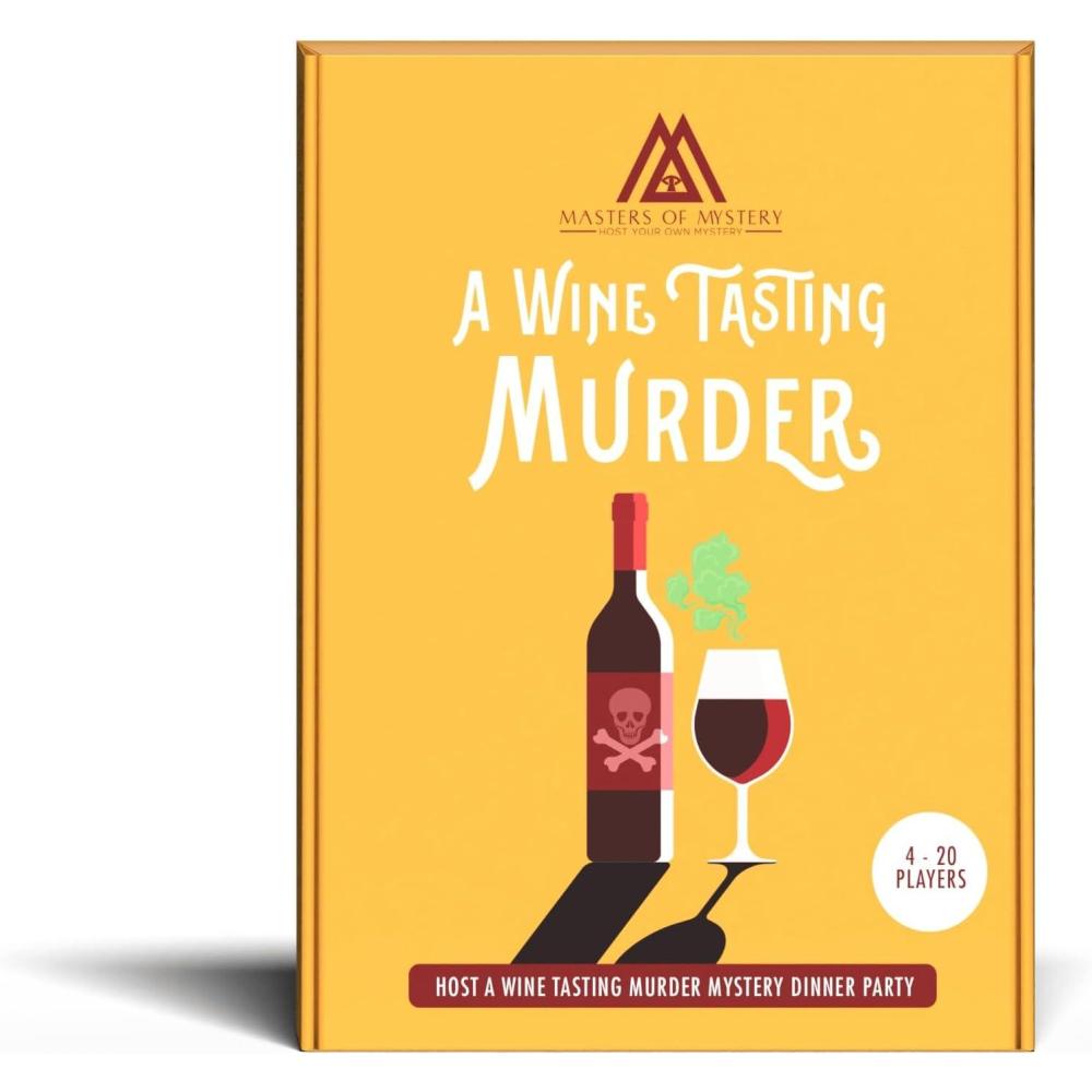 imageReplayable Wine Tasting Murder Mystery Dinner Party Game for Up to 20 Adults  Host Your Own WineThemed Game Night  Immersive Mystery Experience  Medium English 420 Players