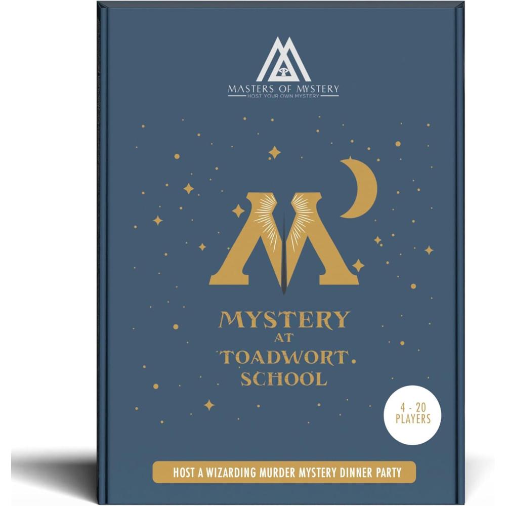 imageReplayable Wizarding Murder Mystery Dinner Party Game for Up to 20 Adults  Host Your Own Dinner Party Game Night  Witches ampamp Wizards Theme Medium English 420 Players