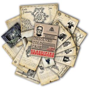 imageHalloween Unsolved Cold Case File  Find Frankensteins Brain  Murder Mystery Game for 1 Players  2 Hour Board Game with 30 Clues  Perfect for Halloween Parties Date Night ampamp Mystery Lovers