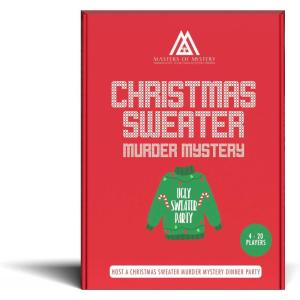 imageReplayable Christmas Sweater Murder Mystery Dinner Party Game  Family ampamp Office Party Idea  Office Christmas Sweater Fancy Dress Game for 420 Players