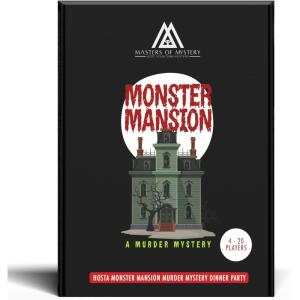 imageReplayable Haunted House Murder Mystery Dinner Party Game for Up to 20 Adults  Host A Halloween Dinner Party Game Night  Classic Monsters Fancy Dress Dinner PartyV2 English 420 Players