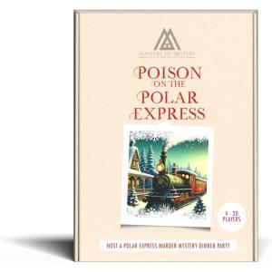 imageReplayable Polar Train Murder Mystery Dinner Party Game  Host A Christmas Dinner Party Game Night  Christmas Express Train Party Game English 420 Players