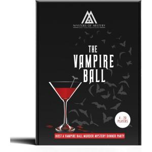 imageReplayable Vampire Ball Murder Mystery Dinner Party Game for Up to 20 Adults  Host A Halloween Dinner Party Game Night  Vampire Theme English 420 Players