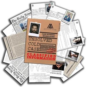 imageUnsolved Cold Case File  Murder of a Dot Com Boomer  Murder Mystery Game for 1 Players  2 Hour Board Game with 30 Clues  Perfect Date Night Game Parties ampamp Mystery Lovers